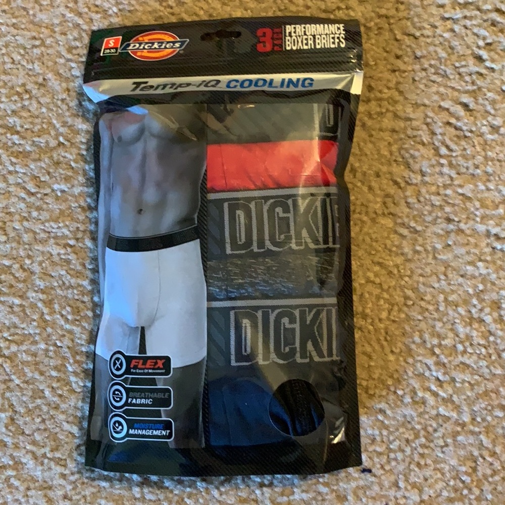 Dickies Mens Performance Boxer Briefs 3 pack